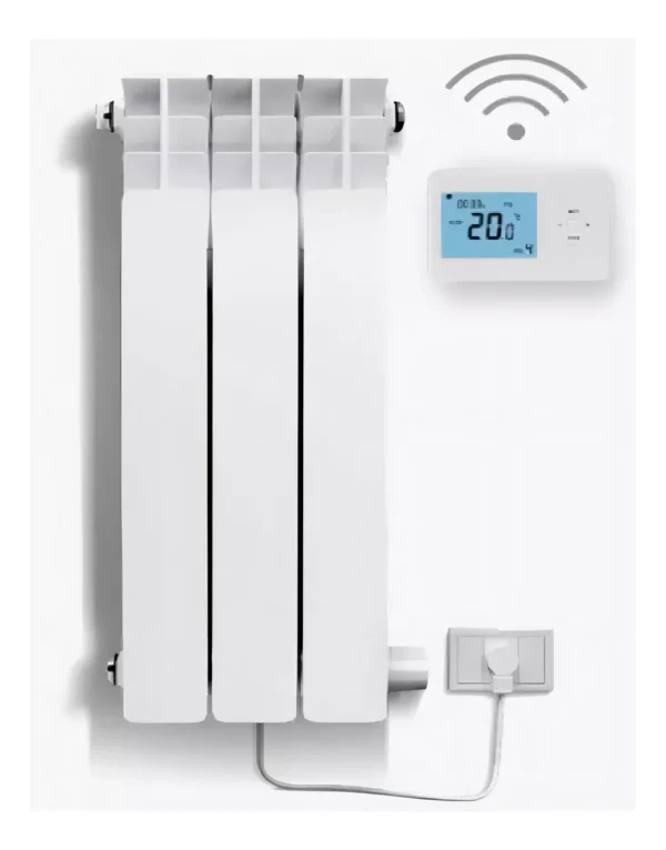 Radiador eléctrico eléctrico 3 elementos blanco 220V